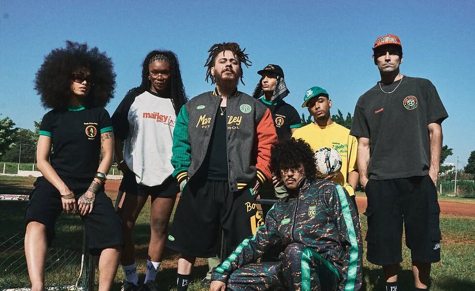 Coleção One Love FootBAW Club da BAW inspirada em Bob Marley