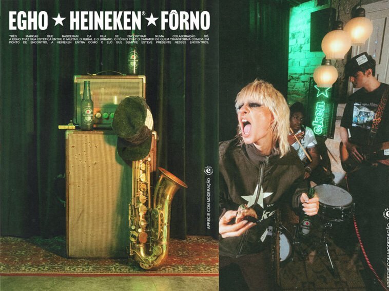 Cápsula Punk Jazz da EGHO criada a partir do Jazz de Terça do Fôrno com Heineken