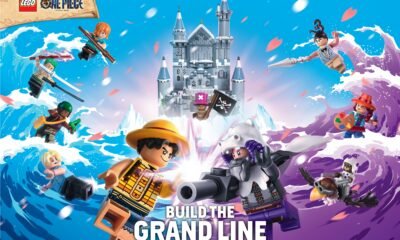 Arte promocional LEGO One Piece em parceria com a série da Netflix