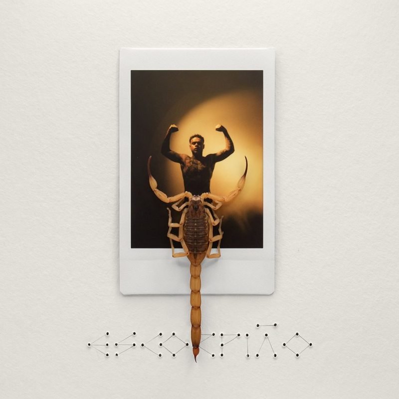 Arte do álbum ESCORPIÃO, de MC Cabelinho