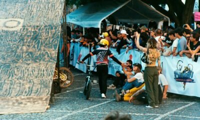 Skatista em competição representa a vitória de Maria Lucia no Brasileiro de Skate Street