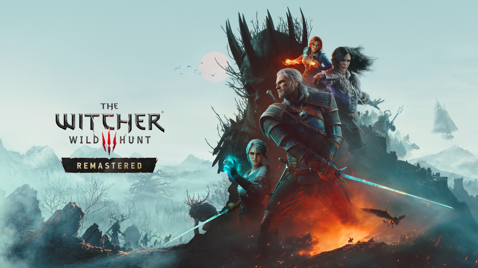 Arte oficial de The Witcher 3 Wild Hunt Remastered