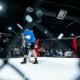 Luta de artes marciais em ringue representa a vitória de Tina Black no TUF 34