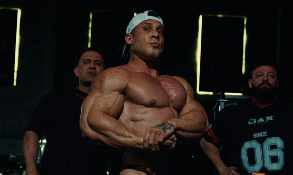 Ramon Dino no Mr. Olympia 2026 durante preparação para defender o título