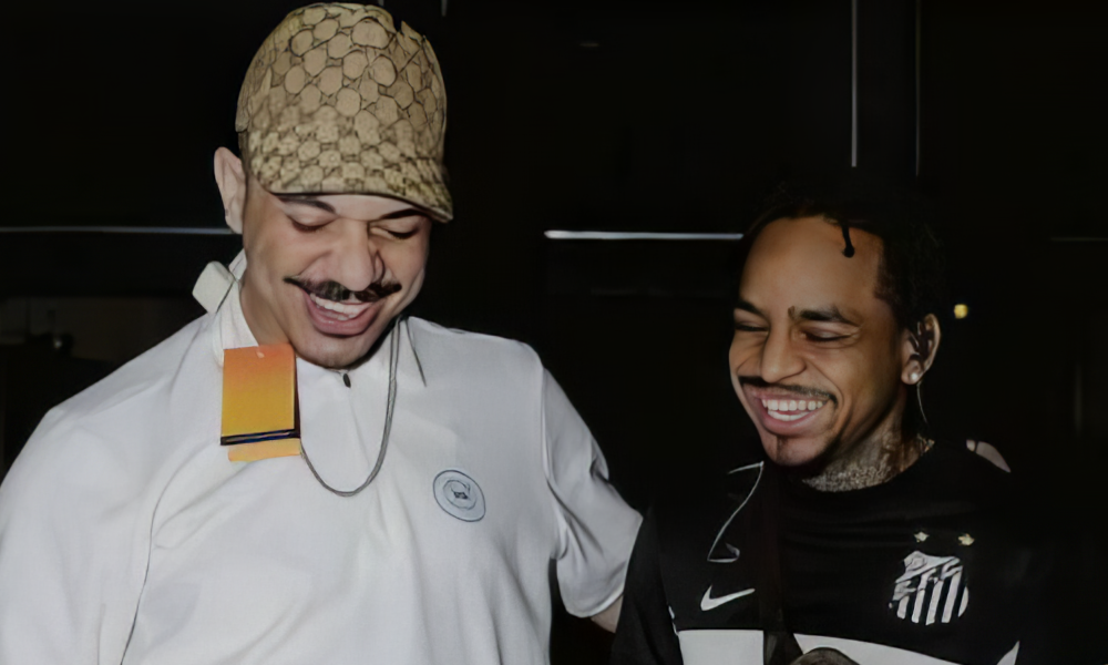 Kyan e Mu540, artistas brasileiros presentes na trilha sonora do EA SPORTS FC 27 com a música “Garage”.