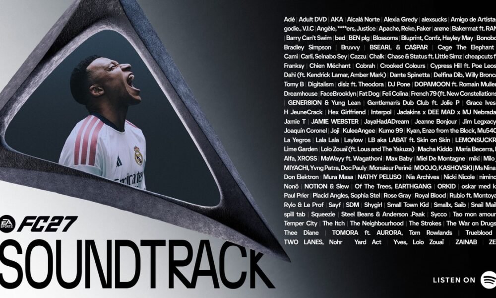 Trilha do FC 27 reúne 120 músicas e artistas de 36 países