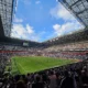 Torcida do Atlético-MG na Arena MRV, em Belo Horizonte, durante jogo contra o Bahia em 2024