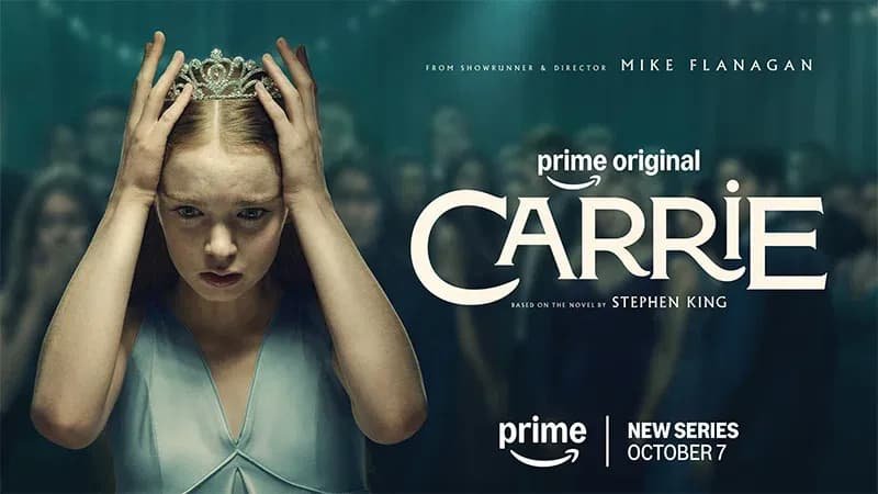 Summer H. Howell como Carrie White na série Carrie do Prime Video