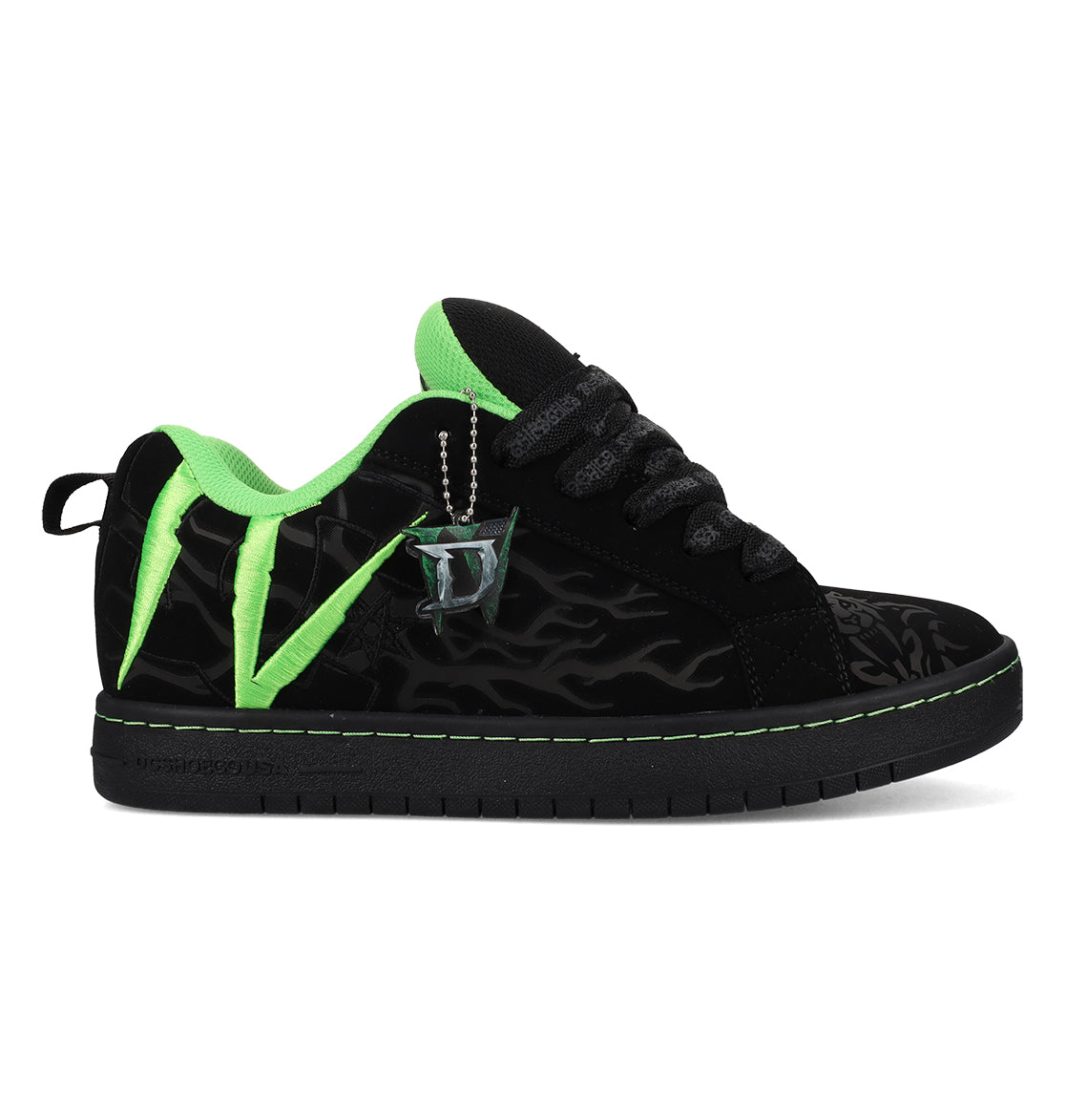 DC Shoes Court Graffik x Diablo em preto e verde
