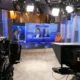 Estúdio de TV exibe resultado do segundo turno para governador do Rio Grande do Sul em 2022