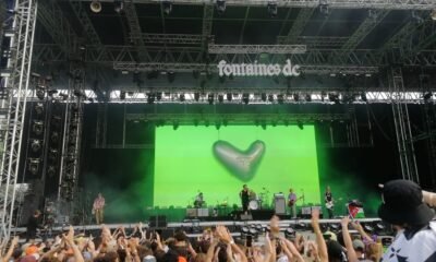 Fontaines D.C. se apresenta ao vivo no V&B Fest em agosto de 2025; imagem de arquivo