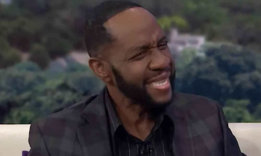 Freddie Jackson em entrevista televisiva de 2019, fotografia de arquivo