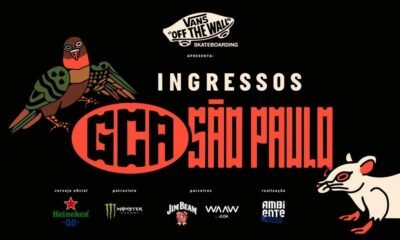 Imagem de divulgação oficial do GCA São Paulo 2026, festival de skate e música no Espaço Cultural Elza Soares