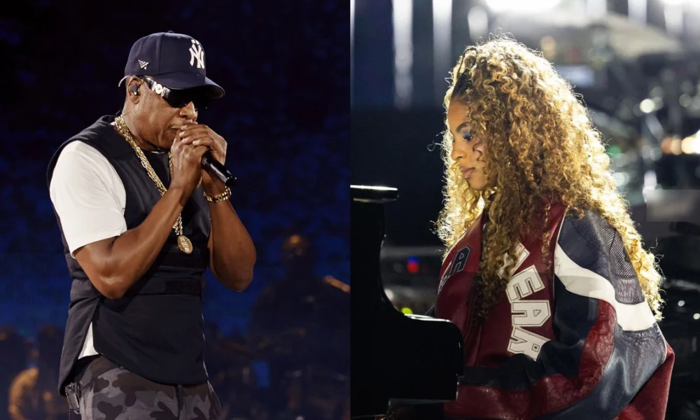 Jay-Z canta com boné dos Yankees e Blue Ivy toca piano no show da turnê JAŸ-Z30 no SoFi Stadium