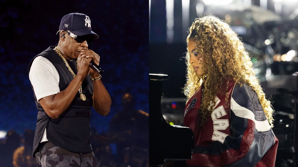 Jay-Z canta com boné dos Yankees e Blue Ivy toca piano no show da turnê JAŸ-Z30 no SoFi Stadium