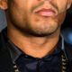 José Aldo em coletiva de imprensa do UFC em Londres em 2015, fotografia de arquivo