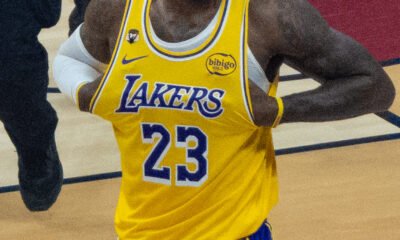 LeBron James em jogo da NBA em janeiro de 2026