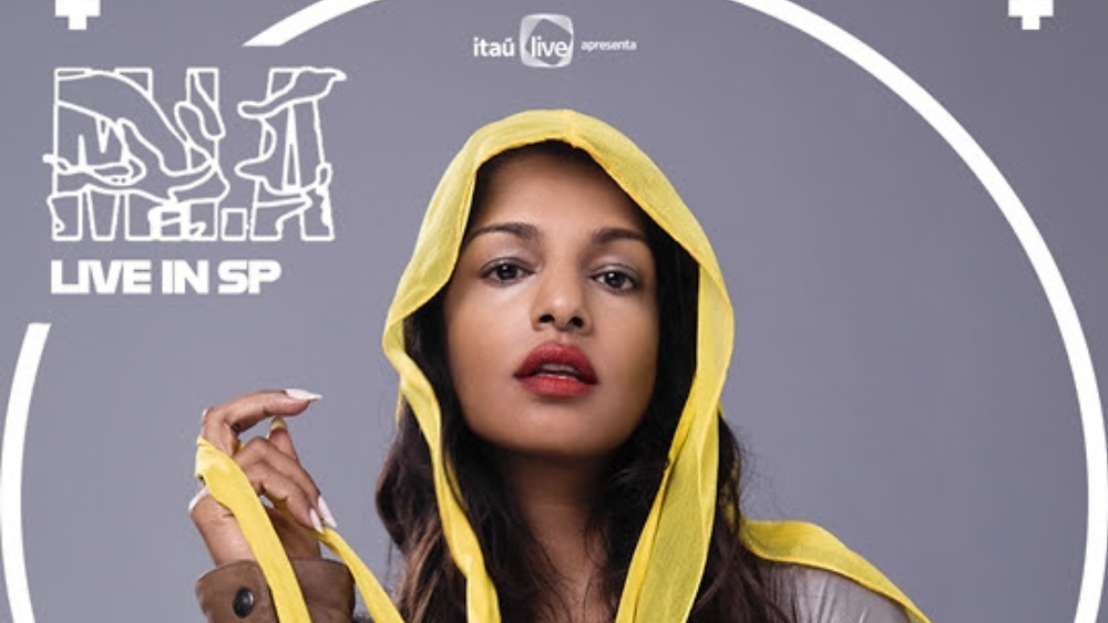M.I.A. em imagem de divulgação do show em São Paulo em 2026