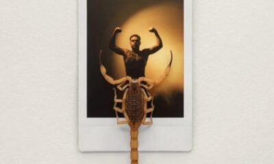Arte do álbum ESCORPIÃO, de MC Cabelinho, destaque do giro semanal de lançamentos