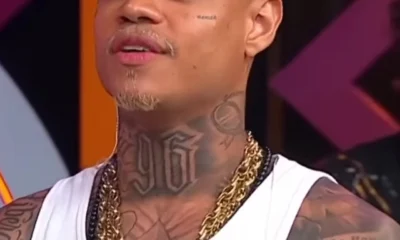 MC Cabelinho durante gravação para o Multishow, em maio de 2023