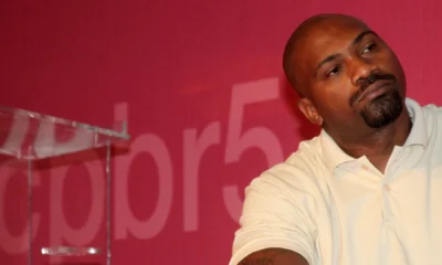 O rapper MV Bill durante debate na Campus Party Brasil, em 2012
