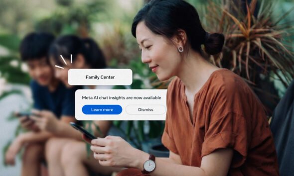 Recursos de segurança e supervisão parental do Meta AI