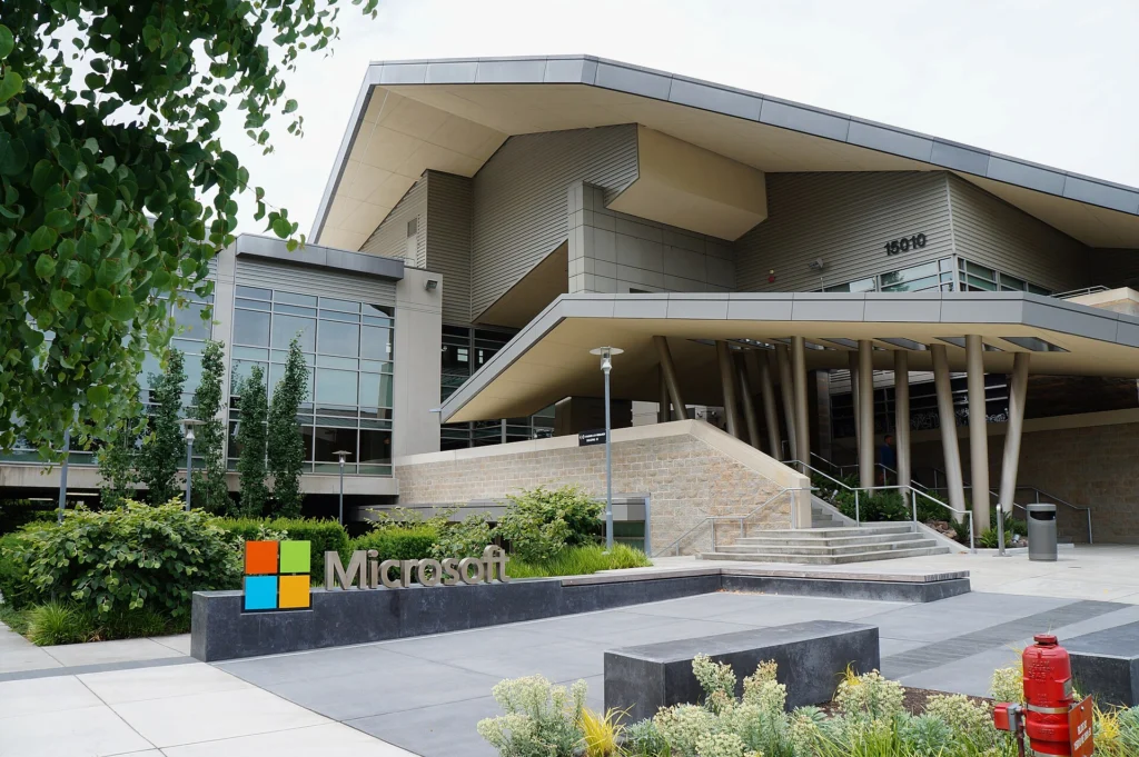 Prédio 92 do campus da Microsoft em Redmond, nos Estados Unidos