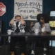 NOG e Negra Li durante episódio do programa Troca Rima