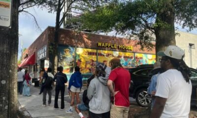 Waffle House de Atlanta com ativação da colaboração com OutKast