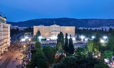 Prédio do Parlamento grego diante da Praça Syntagma, em Atenas