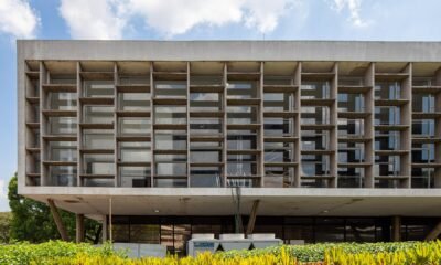 Fachada do Pavilhão das Culturas Brasileiras, no Parque Ibirapuera, local da programação do SPFW N61. Foto de arquivo de 2019.