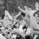 Plateia de um show em Seattle em 1995, antes da era dos smartphones