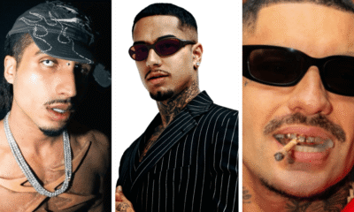 Rappers brasileiros em montagem sobre posicionamentos nas Eleições 2026
