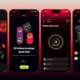 Interface do Spotify Music Quiz em celulares