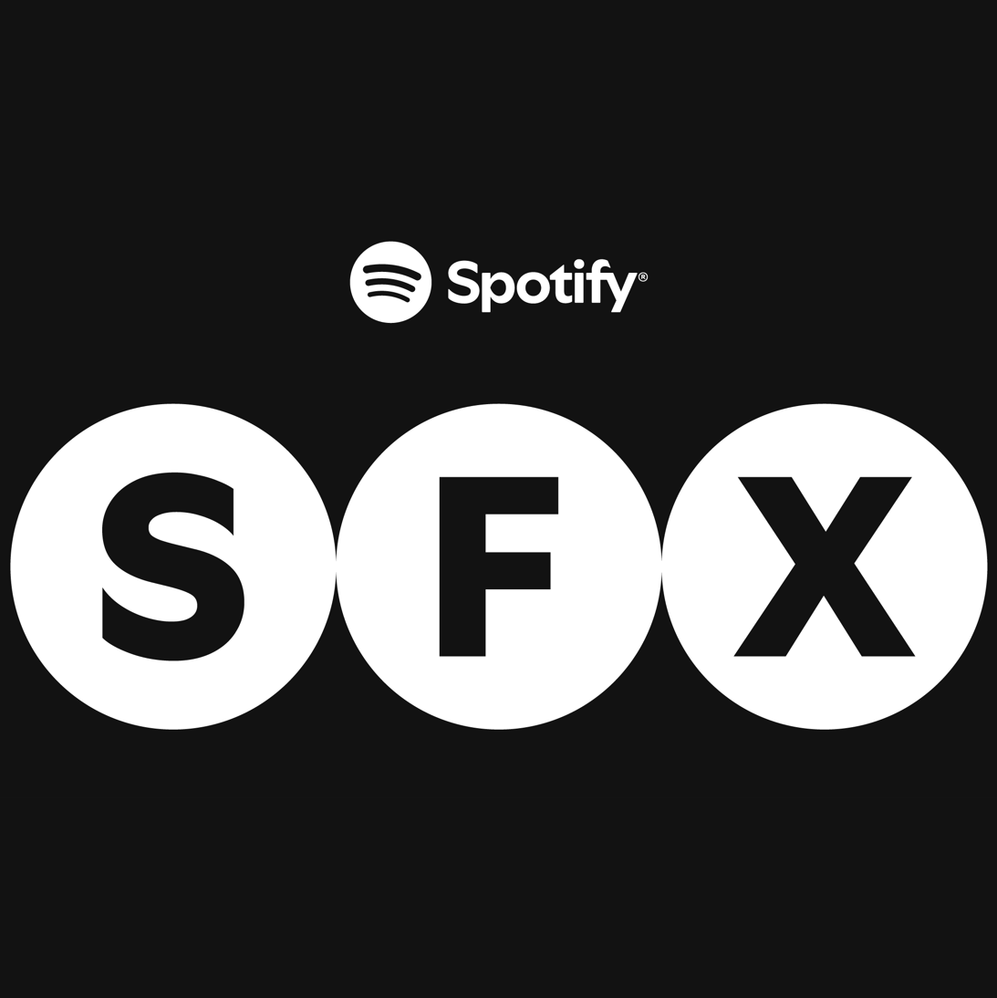 Identidade oficial da Spotify Superfans Experience que estreia em São Paulo em janeiro de 2027