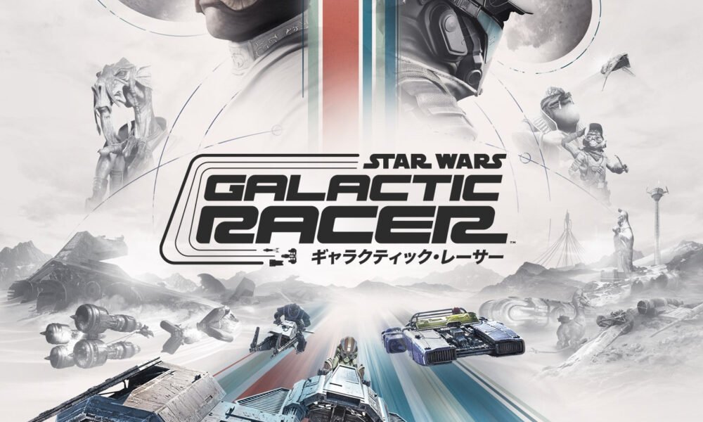 Arte promocional de Star Wars Galactic Racer, jogo de corrida lançado em 6 de outubro de 2026