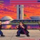 Cena do game Supremo Tribunal Fighter, criado com inteligência artificial e inspirado em jogos de luta