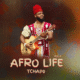 Capa de AfroLife Vol. 1, de Tchap0, com o artista segurando um violão