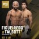 Card promocional de UFC 332 com Deiveson Figueiredo e Payton Talbott