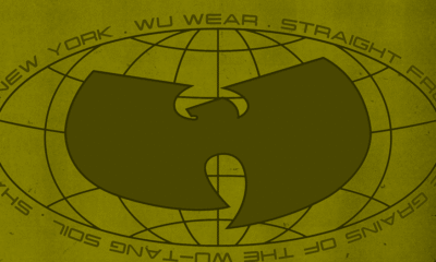 Peça e identidade visual da Wu Wear em material sobre o retorno da marca