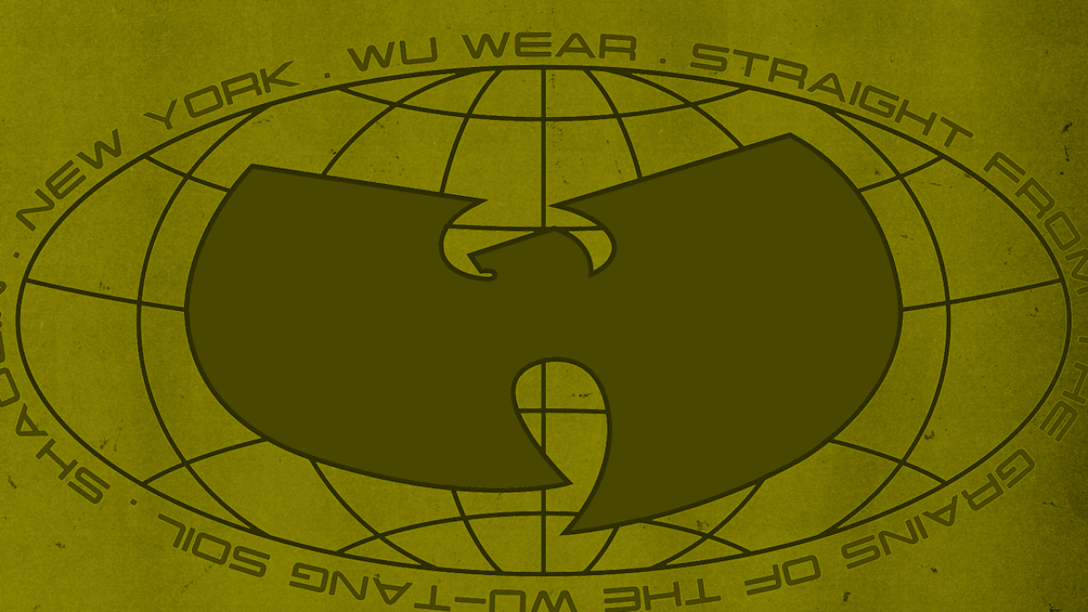 Peça e identidade visual da Wu Wear em material sobre o retorno da marca