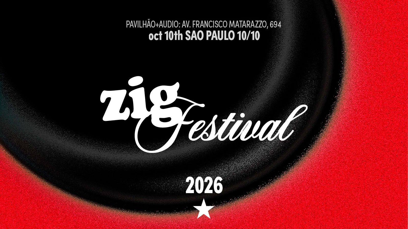 Capa oficial do ZIG Festival São Paulo 2026